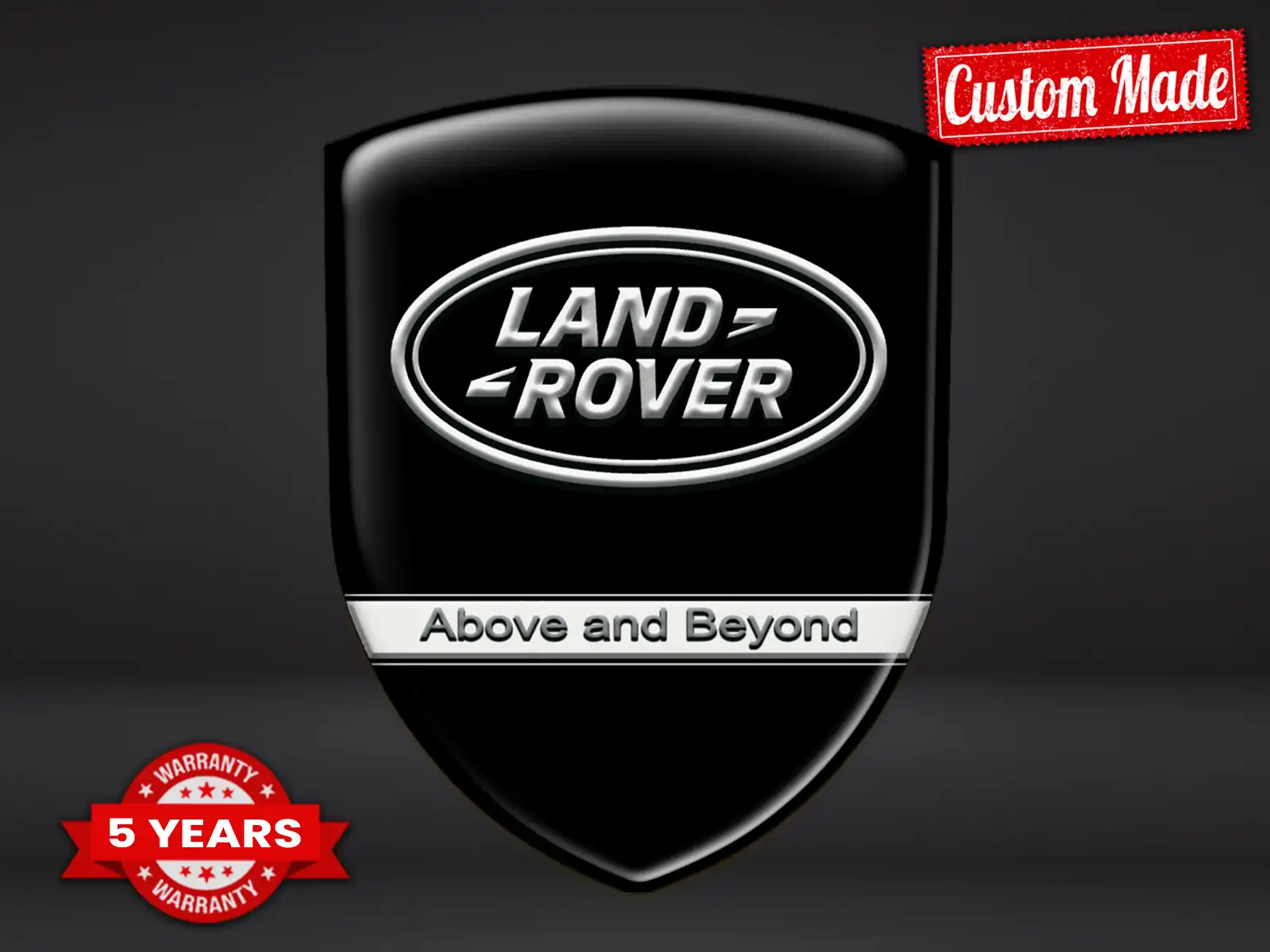 Land Rover Emblema En Relieve Máximo Duradero Estilo Pro Rendimiento